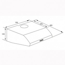 Máy hút mùi Dmestik Classico 70 BRD