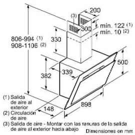 Máy hút mùi Bosch DWK98JQ60