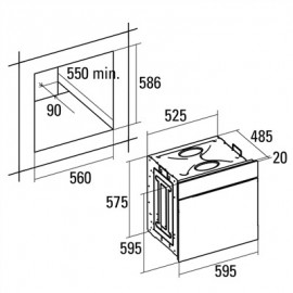 Lò Nướng Cata CDP 780 AS BK