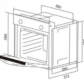 Lò nướng Canzy CZ AK500