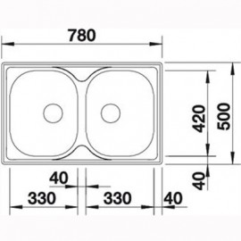 Chậu Rửa Bát Blanco Tipo-8