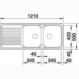 Chậu Rửa Bát Blanco Tipo-8S