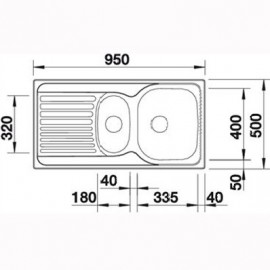 Chậu Rửa Bát Blanco Tipo-6S