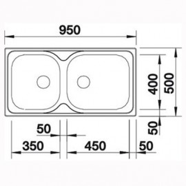 Chậu Rửa Bát Blanco Tipo-XL-9