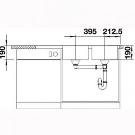 Chậu Rửa Bát Blanco Median 8 S-IF