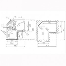 Chậu rửa bát Teka ISINK 95 DX