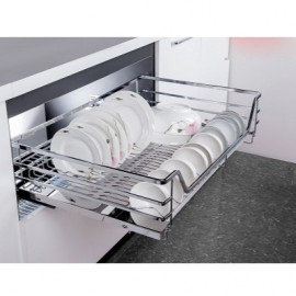 Giá bát đĩa xoong nồi inox nan vuông BX04 600