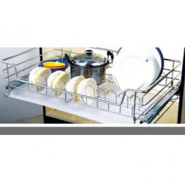 Giá bát đĩa xoong nồi inox nan tròn GX06 600