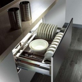 Giá bát đĩa xoong nồi inox hộp Garis BX01 600