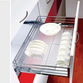 Giá bát đĩa xoong nồi inox nan tròn GX02 600