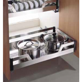 Ngăn kéo để bát đĩa, xoong nồi inox Edel EU06