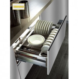Kệ úp bát đĩa tủ dưới Inox hộp Eurogold EU132600