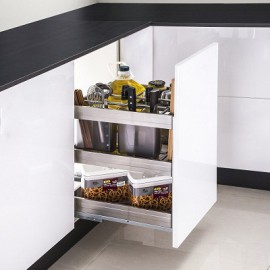 Giá chai lọ, dao thớt inox hộp Garis BC01.400