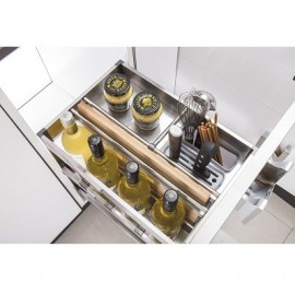 Giá chai lọ, dao thớt inox hộp Garis BC01.350
