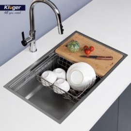 Chậu rửa bát 1 hố chống xước Kluger KWU8161FS-S76