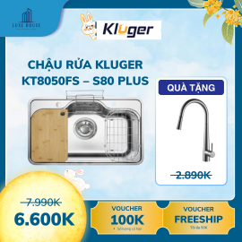 Chậu rửa bát 1 hố chống xước Kluger KT8050FS – S80 Plus
