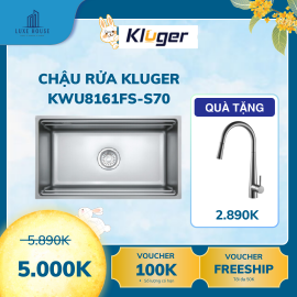 Chậu rửa bát 1 hố chống xước Kluger KWU8161FS-S70 Cao cấp