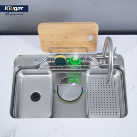 Chậu rửa bát 1 hố chống xước Kluger KF7848FS - S78 Plus