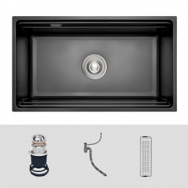 Chậu rửa bát 1 hố chống xước Kluger KWU8161FB - S76
