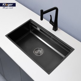 Chậu rửa bát 1 hố chống xước Kluger KWU8161FB - S76