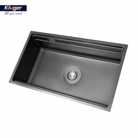 Chậu rửa bát 1 hố chống xước Kluger KWU8161FB - S76