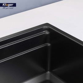 Chậu rửa bát 1 hố chống xước Kluger KWU8161FB - S76