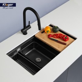 Chậu rửa bát 1 hố chống xước Kluger KWU8161FB-S76 Plus