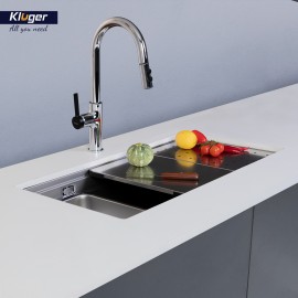Chậu rửa bát 1 hố chống xước Kluger KWU8161FS-S86 Plus