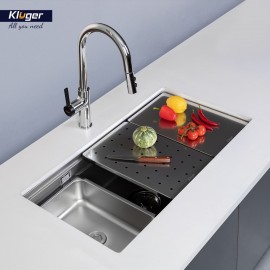 Chậu rửa bát 1 hố chống xước Kluger KWU8161FS-S86 Plus
