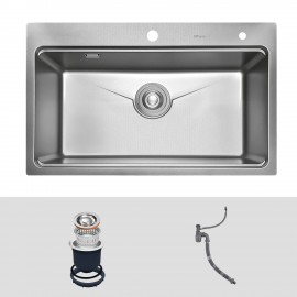Chậu rửa bát 1 hố chống xước Kluger KW8181FS-S81