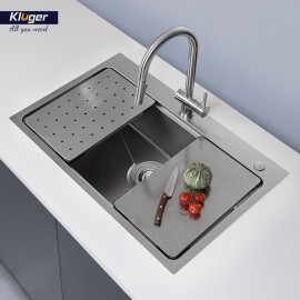 Chậu rửa bát 1 hố chống xước Kluger KW8181FS-S81Plus