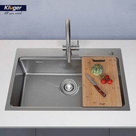 Chậu rửa bát 1 hố chống xước Kluger KW8181FS-S81Plus
