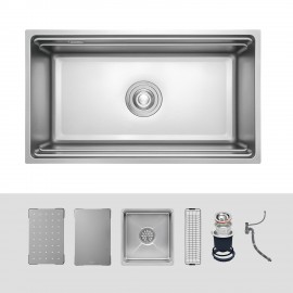 Chậu rửa bát 1 hố chống xước Kluger KWU8161FS-S70 Plus