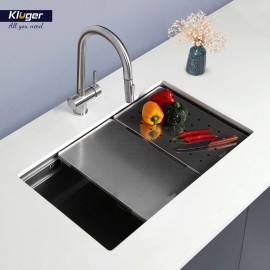 Chậu rửa bát 1 hố chống xước Kluger KWU8161FS-S76 Plus