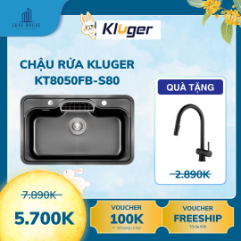 Chậu rửa bát 1 hố chống xước Kluger KT8050FB – S80
