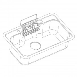 Chậu rửa bát 1 hố chống xước Kluger KT8050FB – S80
