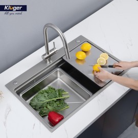Chậu rửa bát 1 hố chống xước Kluger KWF8161FS – S76 Plus