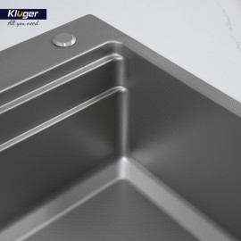 Chậu rửa bát 1 hố chống xước Kluger KWF8161FS – S76 Plus