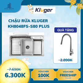 Chậu rửa bát 1 hố chống xước Kluger KH8048FS - S80 Plus