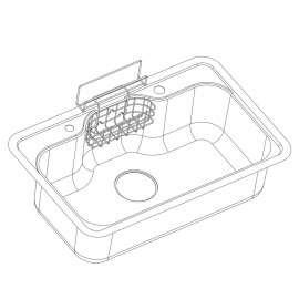 Chậu rửa bát 1 hố chống xước Kluger KT8050SL Plus