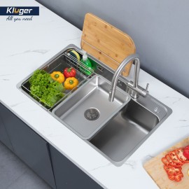 Chậu rửa bát 1 hố chống xước Kluger KH8048SL Plus