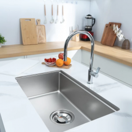 CHẬU RỬA BÁT 1 HỐ NOBINOX ROSA NN974DT