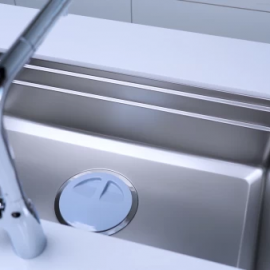 CHẬU RỬA BÁT 1 HỐ NOBINOX LIRA NJ562D