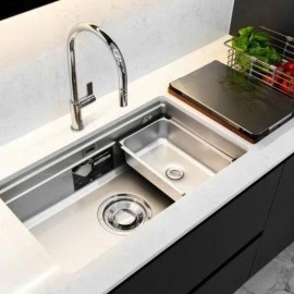 CHẬU RỬA BÁT 1 HỐ NOBINOX LIRA NJ562D