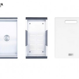 CHẬU RỬA BÁT 1 HỐ TASCA PURA NT670U