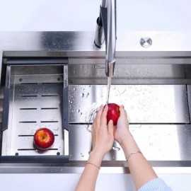 CHẬU RỬA BÁT 1 HỐ ARTINOX MOSE NA808