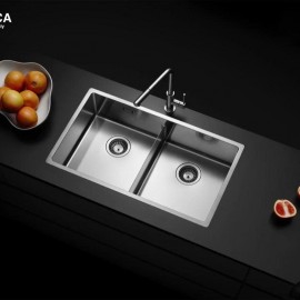 CHẬU RỬA BÁT 2 HỐ TASCA ICON NT642U