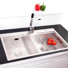 CHẬU RỬA BÁT 2 HỐ NOBINOX LIKEN NL785