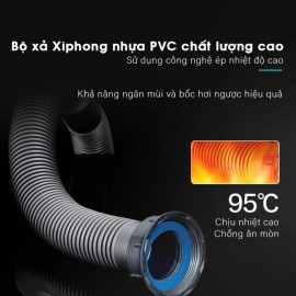 CHẬU RỬA BÁT 2 HỐ NOBINOX RAZIA NJ575