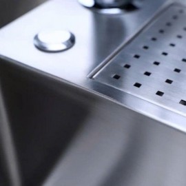 CHẬU RỬA BÁT 2 HỐ NOBINOX RAZIA NJ577